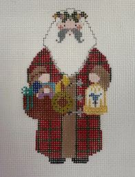 click here to view larger image of North Country Santa (hand painted canvases)