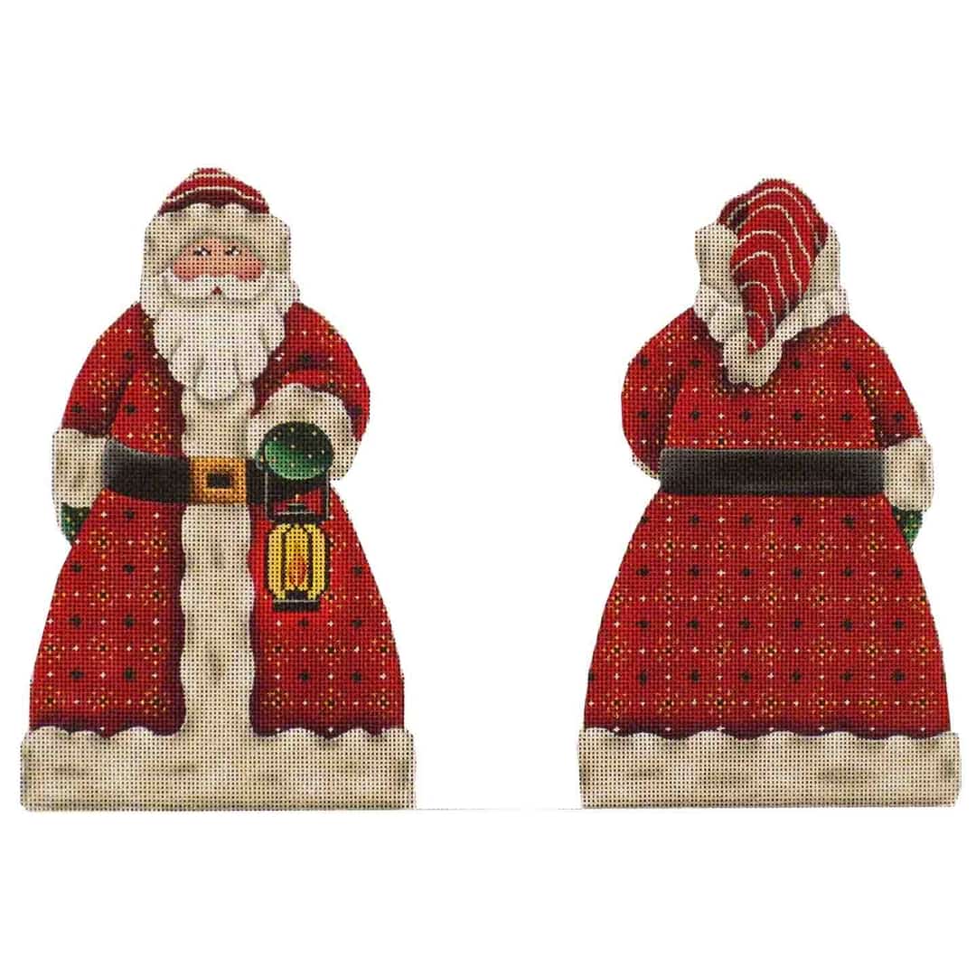 click here to view larger image of Red Santa Topper (hand painted canvases)