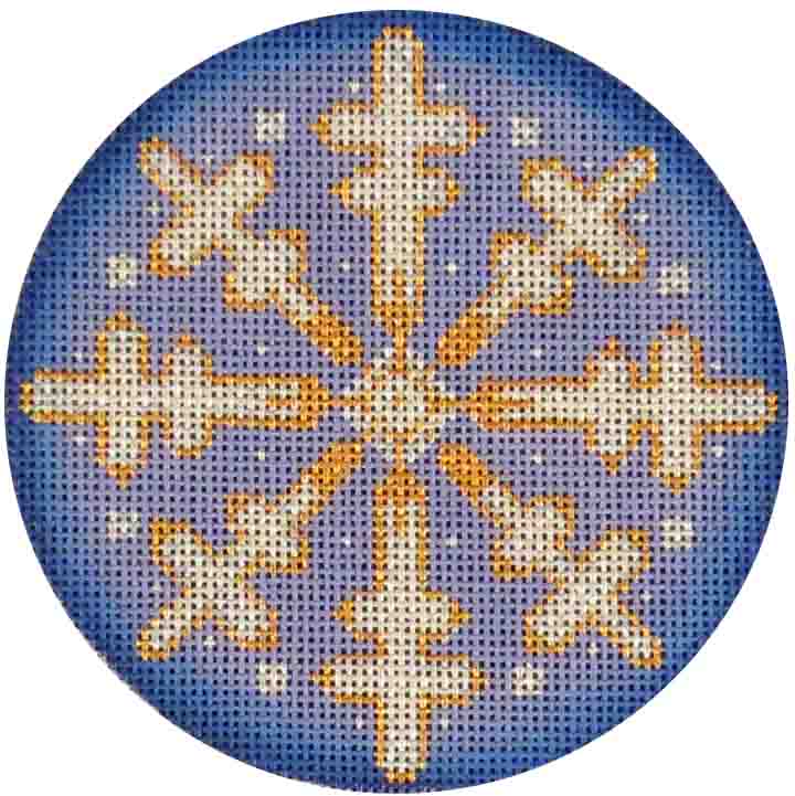 click here to view larger image of 1st Snowflake (hand painted canvases)