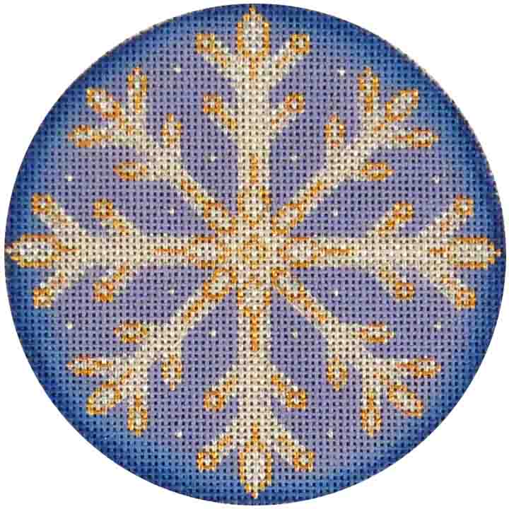 click here to view larger image of 3rd Snowflake (hand painted canvases)