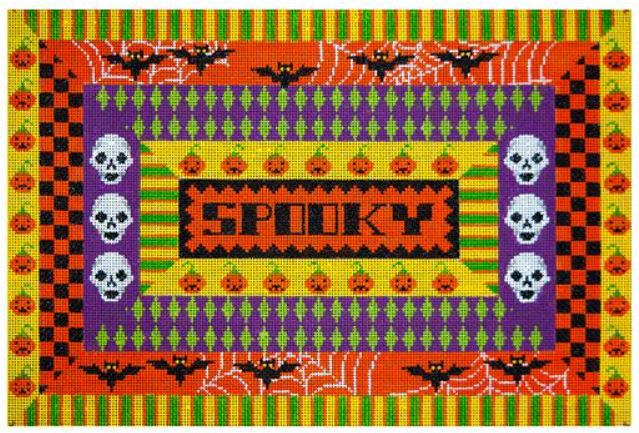 click here to view larger image of Spooky Borders (hand painted canvases)