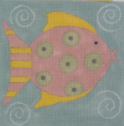 click here to view larger image of Baby Fish (hand painted canvases)