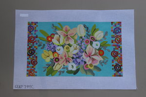 click here to view larger image of Floral Confetti (hand painted canvases)