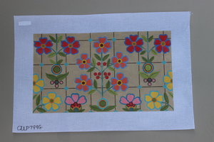 click here to view larger image of Wall Flower (hand painted canvases)