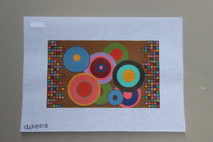 click here to view larger image of Bright Circles (hand painted canvases)
