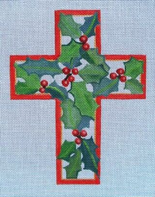 click here to view larger image of Holly Cross (hand painted canvases)