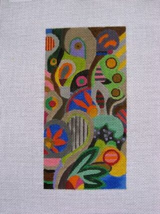click here to view larger image of Multi Dazzle Eyeglass Case (hand painted canvases)