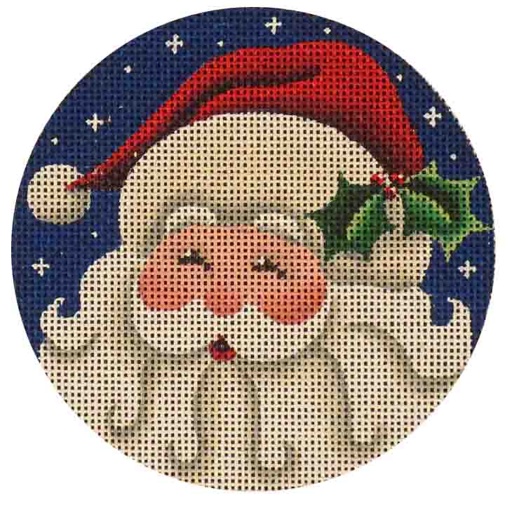 click here to view larger image of Jolly Santa (hand painted canvases)