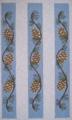 click here to view larger image of Pinecone Luggage Strap (hand painted canvases)