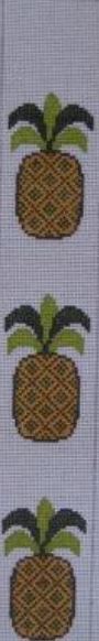 click here to view larger image of Pineapple Luggage Strap (hand painted canvases)