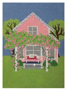 click here to view larger image of Oak's Bluff Cottage (hand painted canvases)