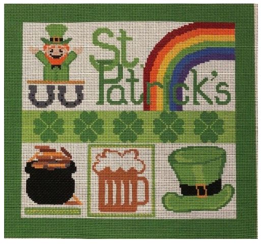 click here to view larger image of St Patricks (hand painted canvases)