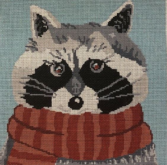 click here to view larger image of Raccoon (hand painted canvases)