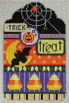 click here to view larger image of Tag - Trick or Treat (hand painted canvases)