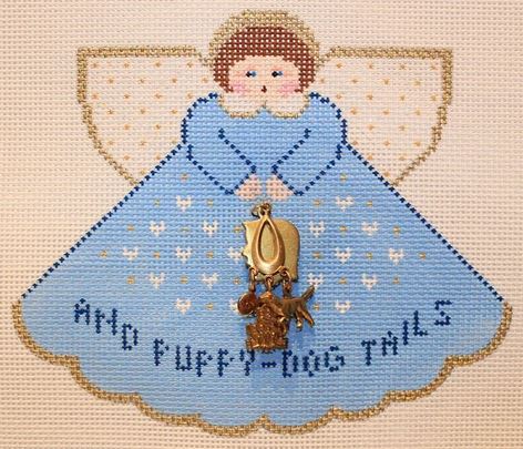 click here to view larger image of Little Boys are made of Angel w/Charm (hand painted canvases)