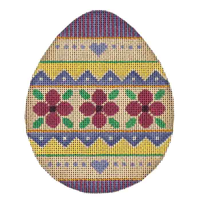 click here to view larger image of Lavender Egg (hand painted canvases)