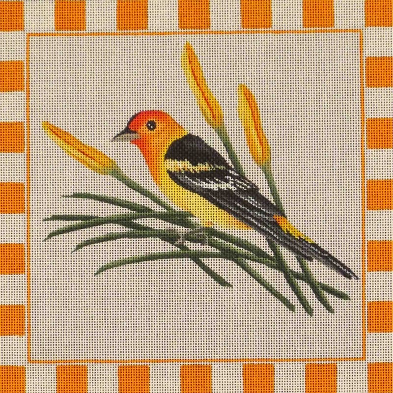 click here to view larger image of Western Tanager (hand painted canvases)