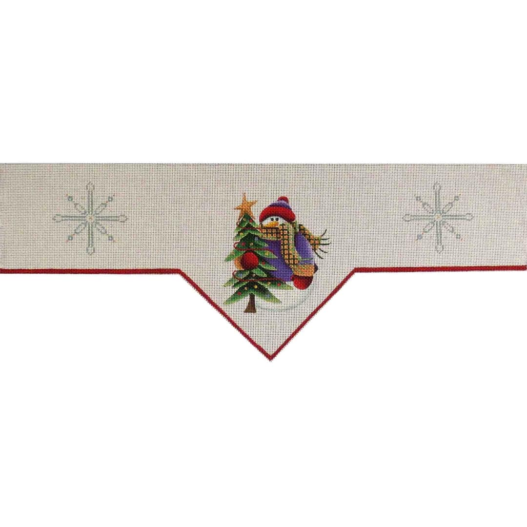click here to view larger image of Snowman Mantle 2 (hand painted canvases)