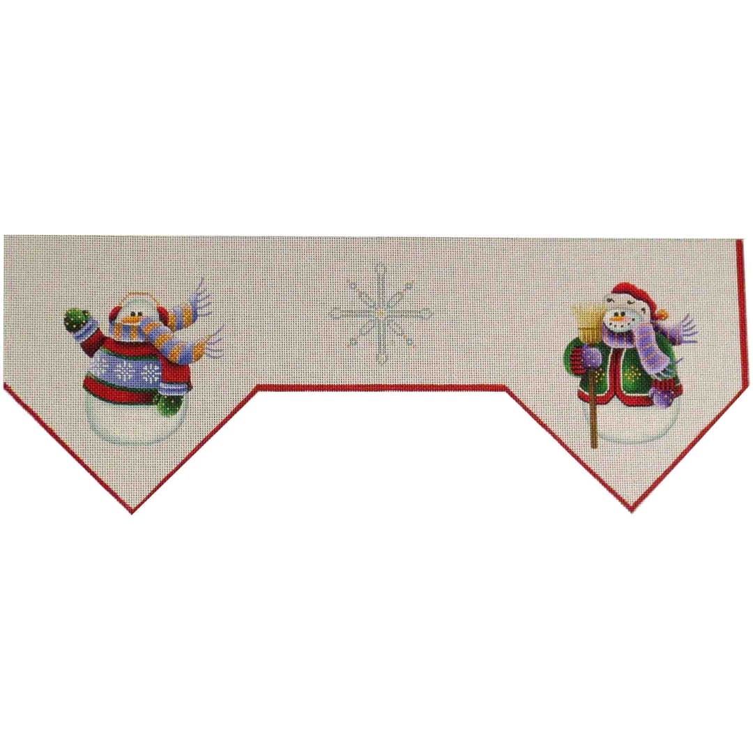 click here to view larger image of Snowman Mantle 3 (hand painted canvases)