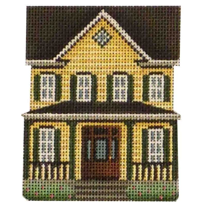 click here to view larger image of Yellow Victorian Cottage (hand painted canvases)