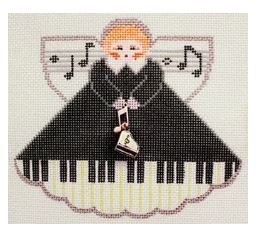 click here to view larger image of Piano Lessons Angel (hand painted canvases)