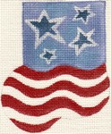 click here to view larger image of Stars and Stripes (hand painted canvases)