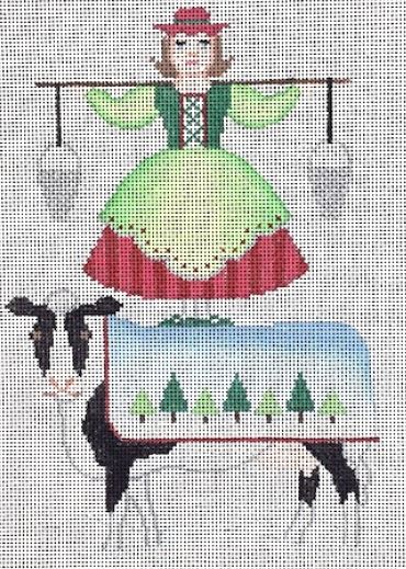 click here to view larger image of Maids Milking (hand painted canvases)