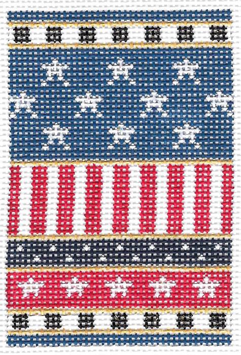click here to view larger image of Stars and Stripes Firecracker (hand painted canvases)