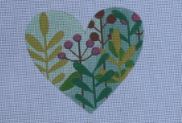 click here to view larger image of Heart - Bog (hand painted canvases)