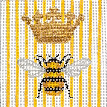 click here to view larger image of Queen Bee (hand painted canvases 2)