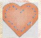 click here to view larger image of Woven Heart (hand painted canvases)