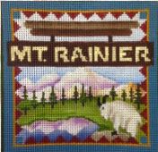 click here to view larger image of Postcard - Mt Rainier (hand painted canvases)