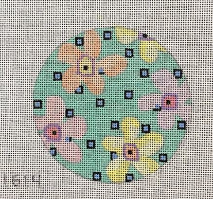 click here to view larger image of Flower Ornament - PM1614 (hand painted canvases)