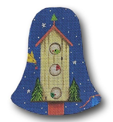 click here to view larger image of Birdhouse - Bell Shape  (hand painted canvases)