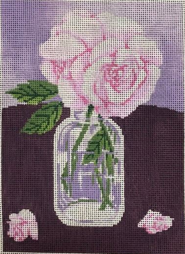 click here to view larger image of Pink Roses (hand painted canvases)