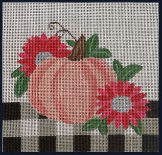 click here to view larger image of Pink Pumpkin (hand painted canvases)
