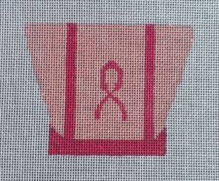click here to view larger image of Tote Bag - Breast Cancer Awareness (hand painted canvases)