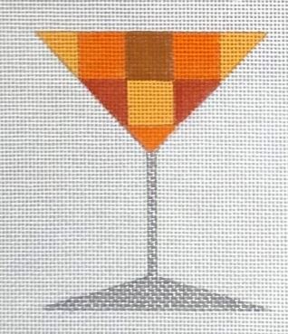 click here to view larger image of Orange Martini (hand painted canvases)