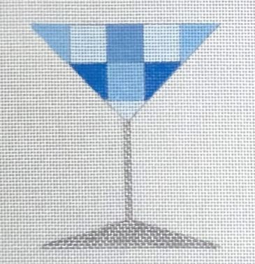 click here to view larger image of Blue Martini (hand painted canvases)