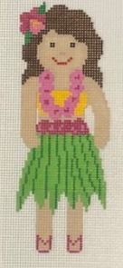 click here to view larger image of Hawaiian Girl (hand painted canvases)