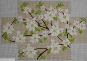 click here to view larger image of Dogwood Brick Cover (hand painted canvases)