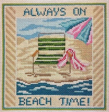 click here to view larger image of Always on Beach Time (hand painted canvases)