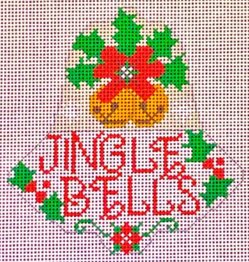 click here to view larger image of Jingle Bells Bell (hand painted canvases)