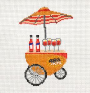click here to view larger image of Spritz Cart (hand painted canvases)