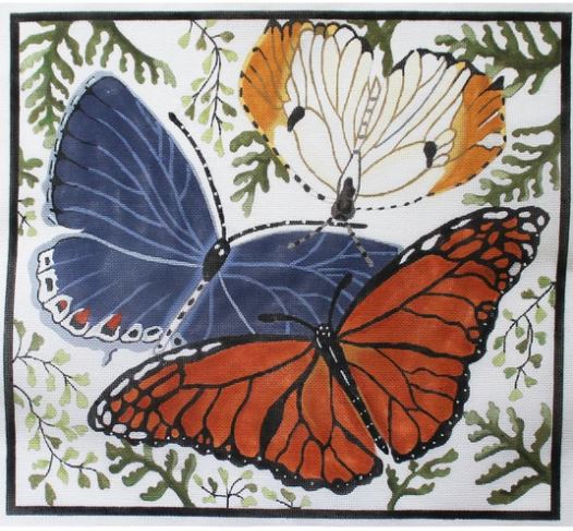click here to view larger image of Butterflies Three (hand painted canvases)