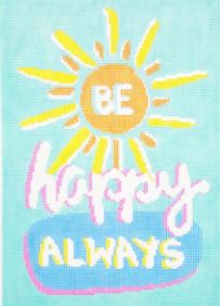 Be Happy Always hand painted canvases 