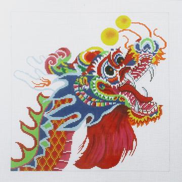 click here to view larger image of Multicolor Dragon (hand painted canvases)