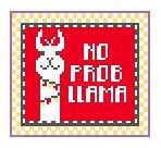 click here to view larger image of Tiny Inspirations - No Prob Llama (hand painted canvases)