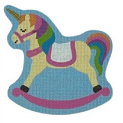 click here to view larger image of Rocking Unicorn (printed canvas)