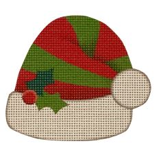 click here to view larger image of Striped Elf Hat (printed canvas)